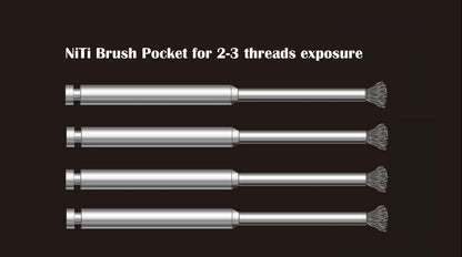 002_NiTi Brush Pocket for more than 2 threads exposure (4ea/Box)