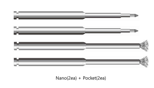 001. NiTi Brush mix (4ea/Box) [Nano(2ea)+Pocket(2ea)]